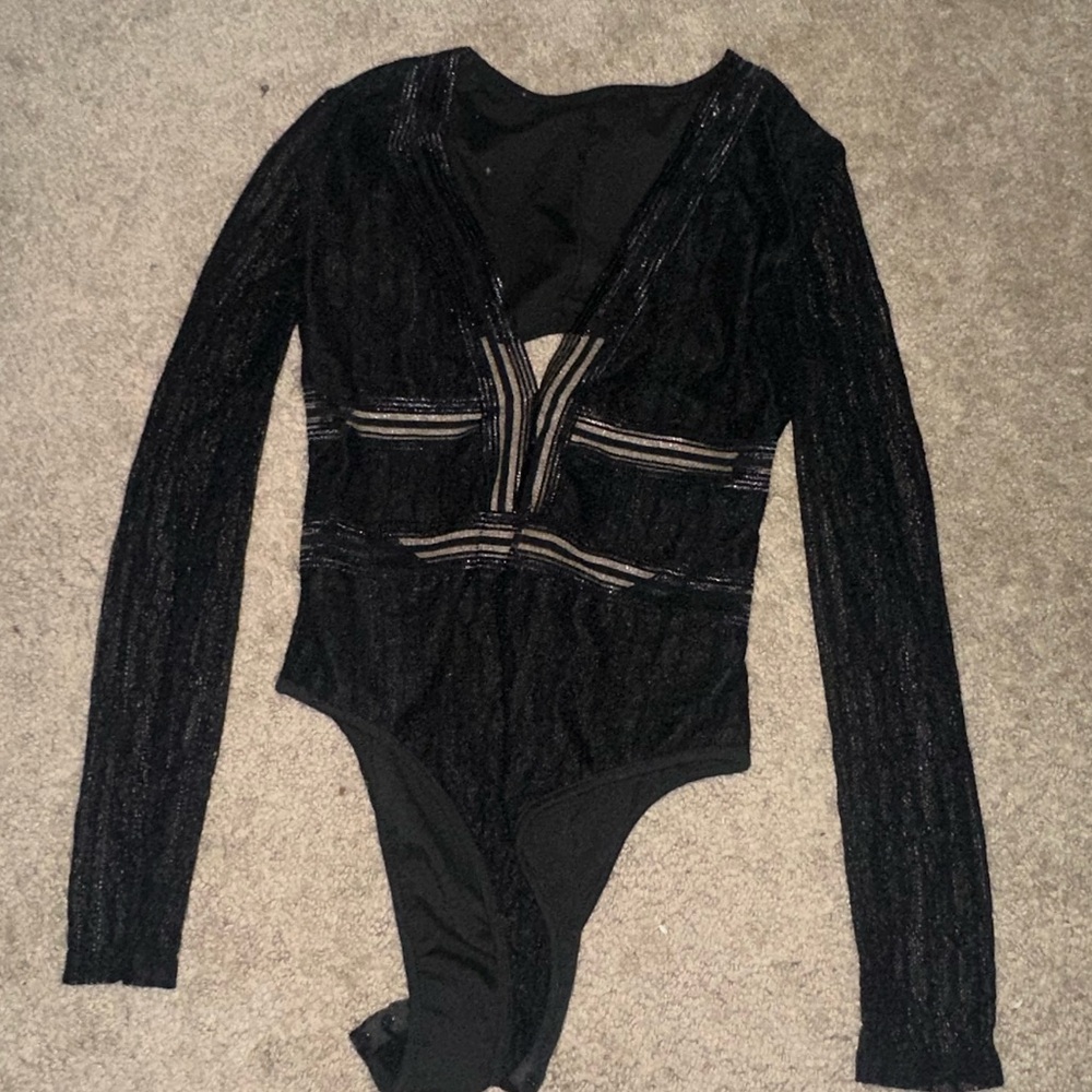 Black Long Sleeve bodysuit